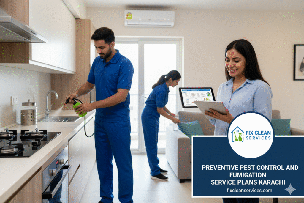 Preventive pest control and fumigation service plans Karachi