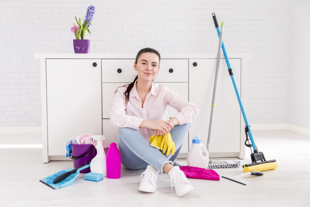 Professional home cleaning services keeping living rooms fresh and hygienic