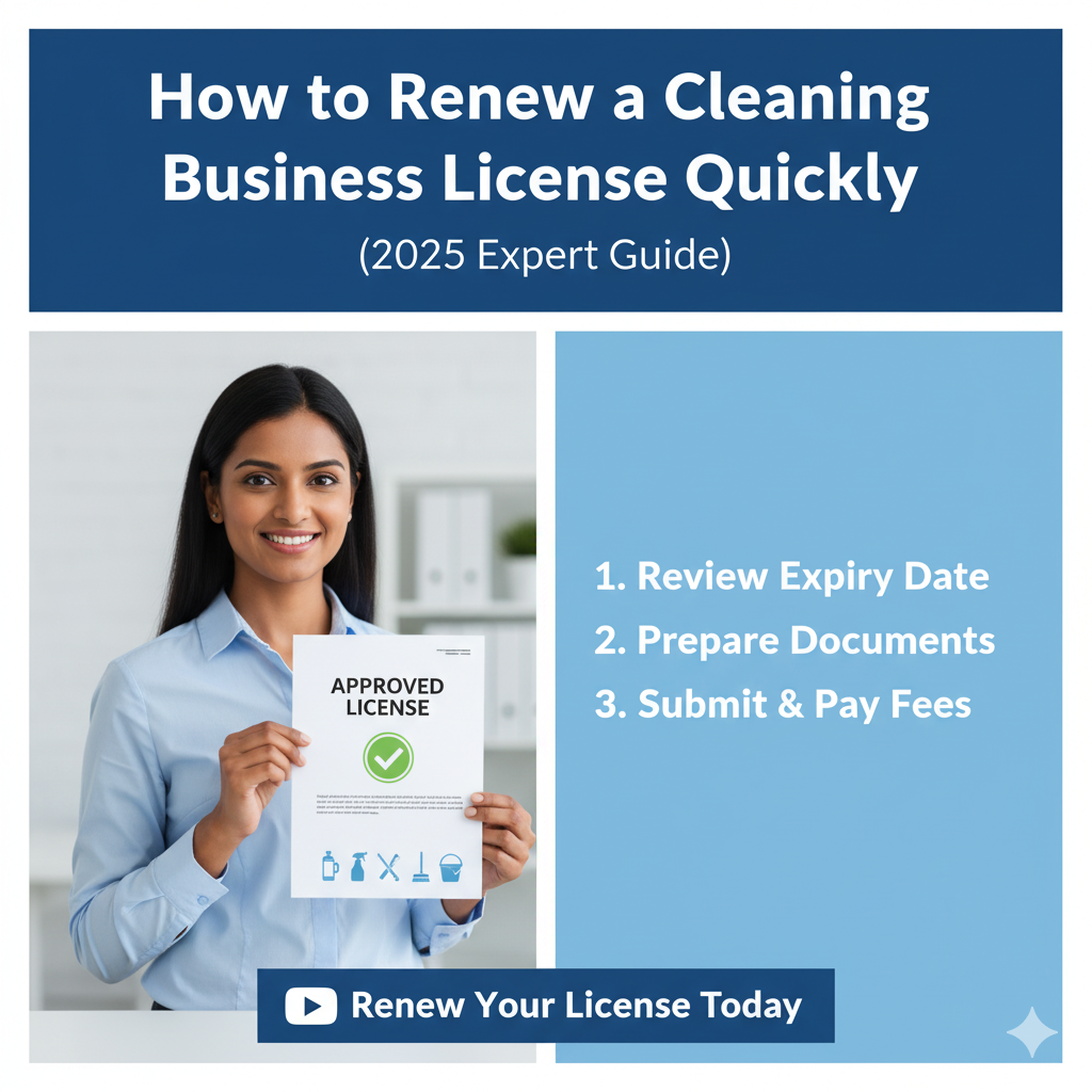 Cleaning License Renewal