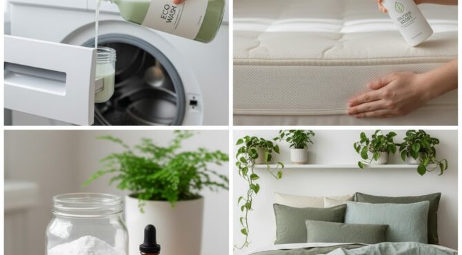 Eco-Friendly Cleaning Products Bedding