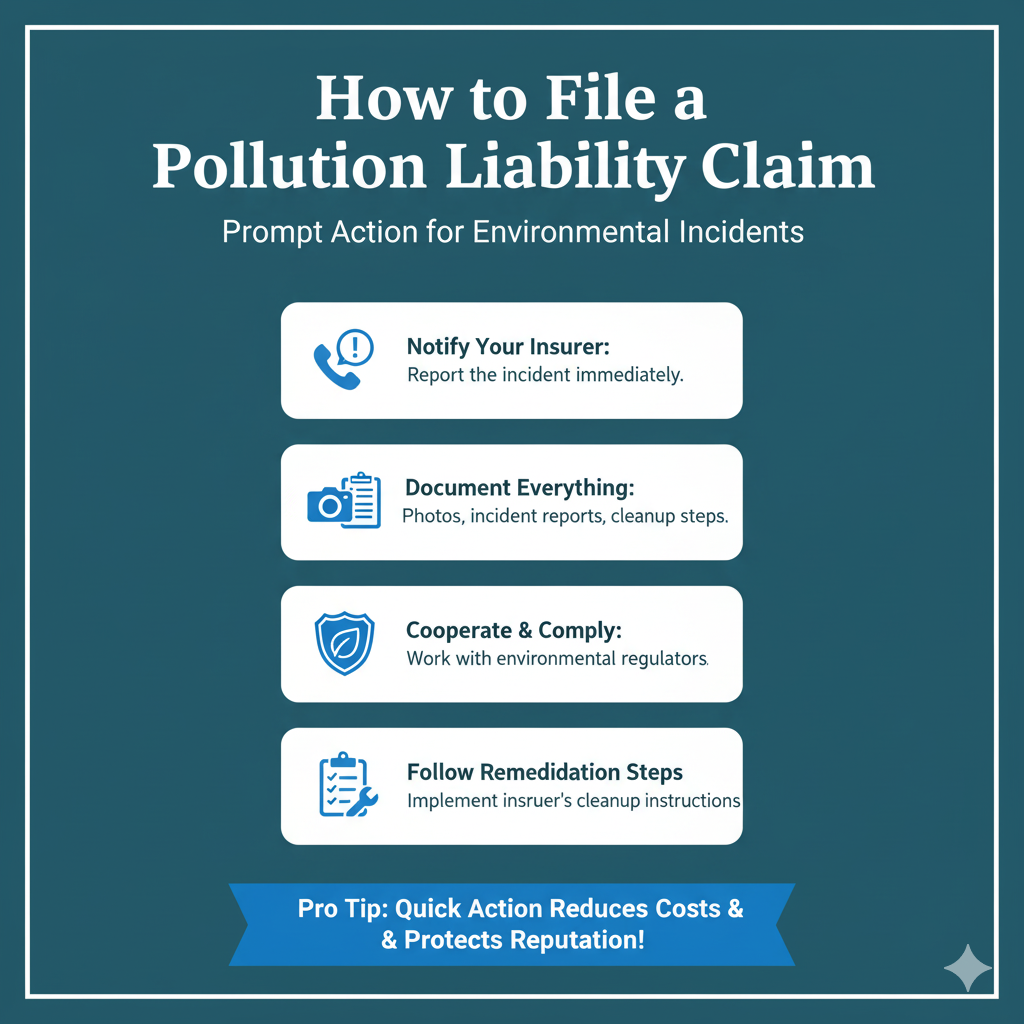How to File a Pollution Liability Claim