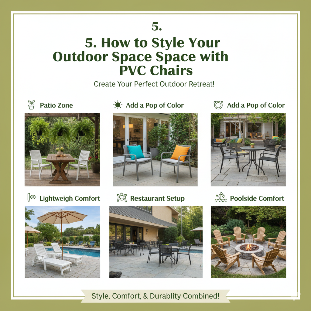How to Style Your Outdoor Space with PVC Chairs