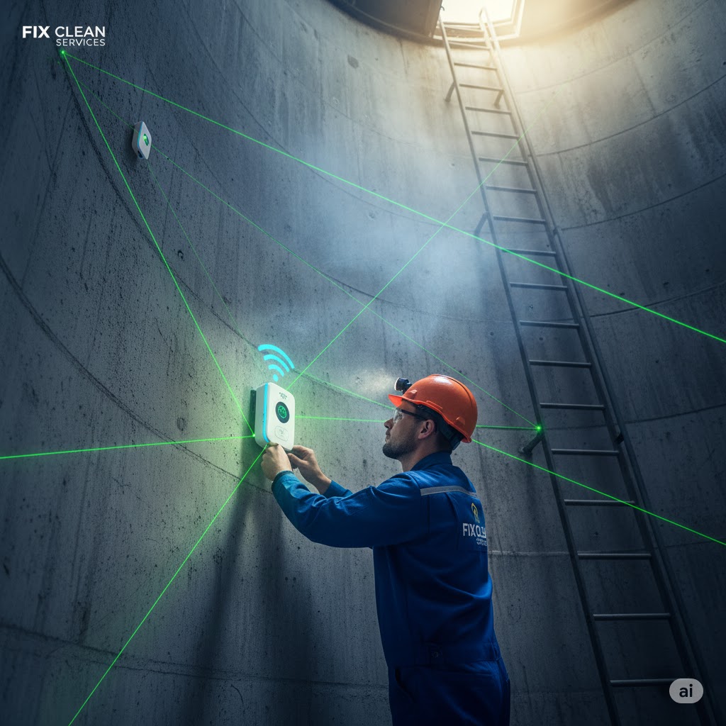 IoT fumigation sensors installed in agricultural silos 