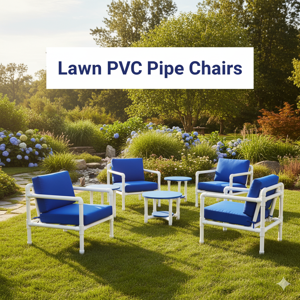 Lawn PVC Pipe Chairs