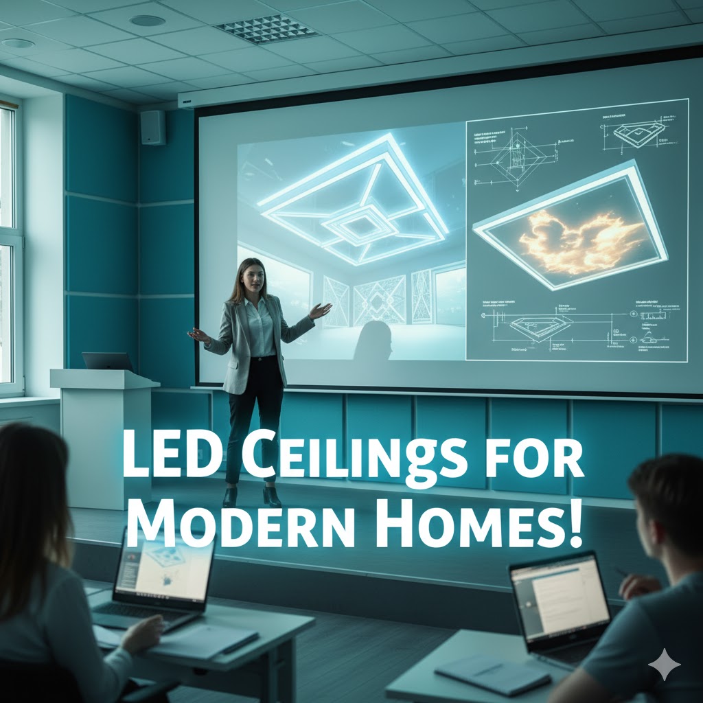 Led ceilings for modern homes