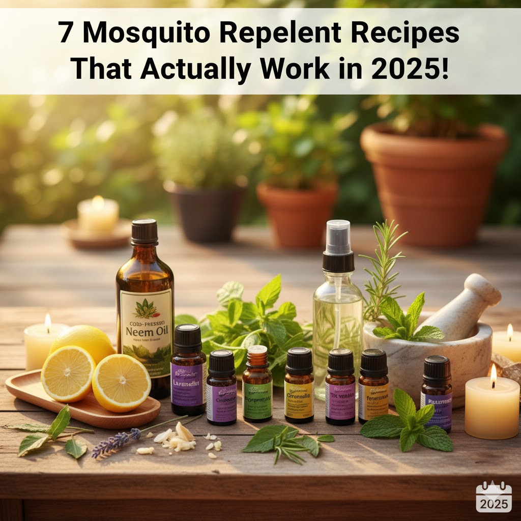 Natural Mosquito Repellent Recipes