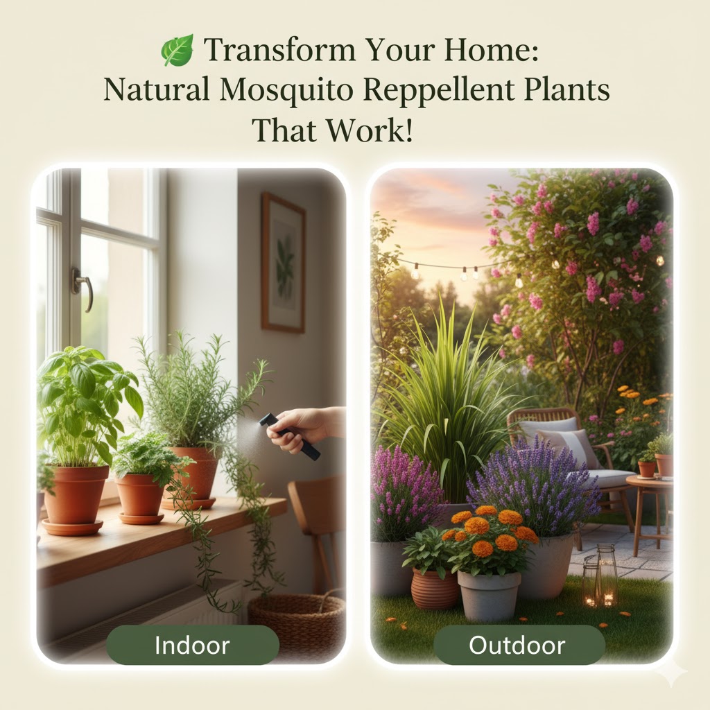 Plants Naturally Repel Mosquitoes