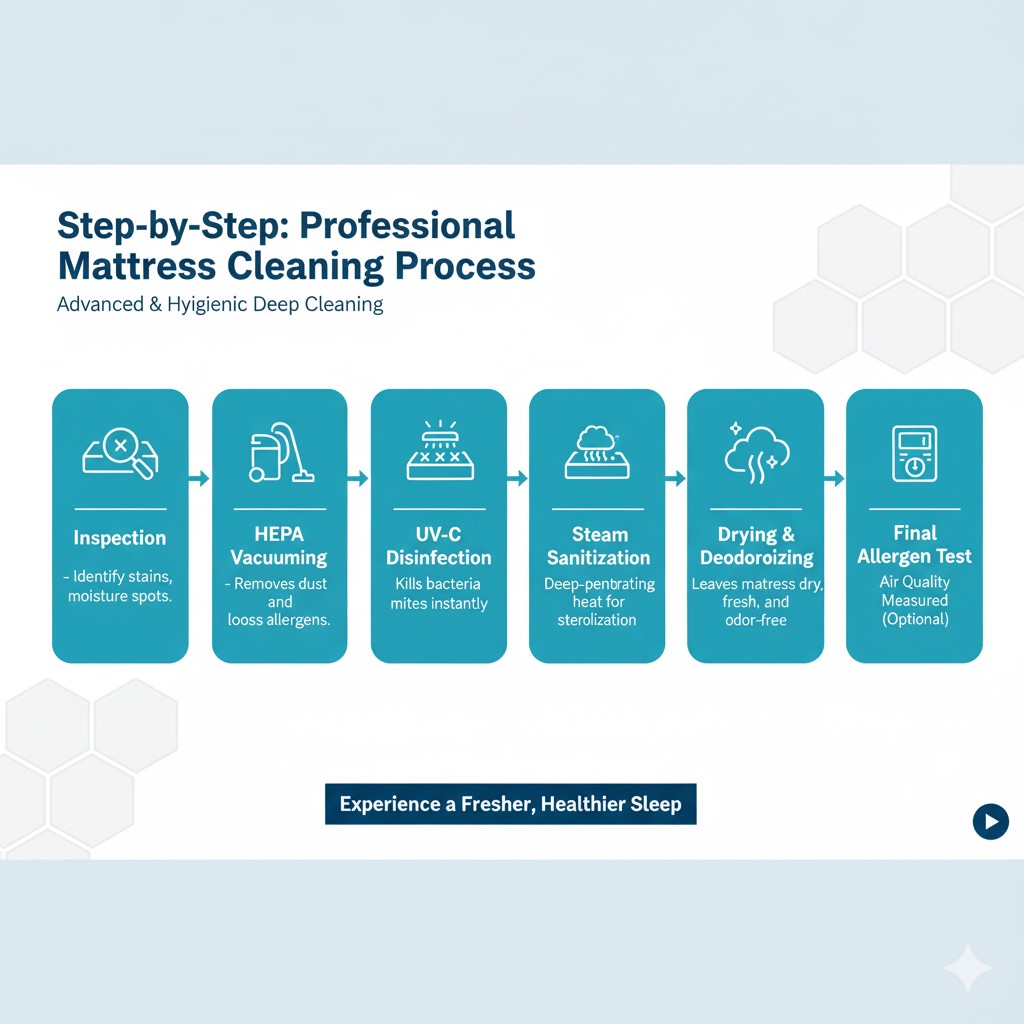Professional Mattress Cleaning Process