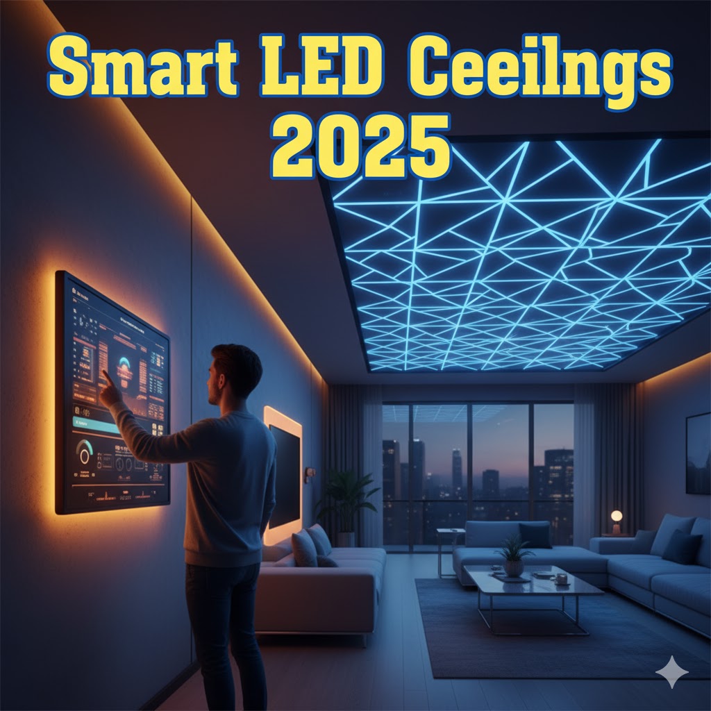 Smart LED ceiling design