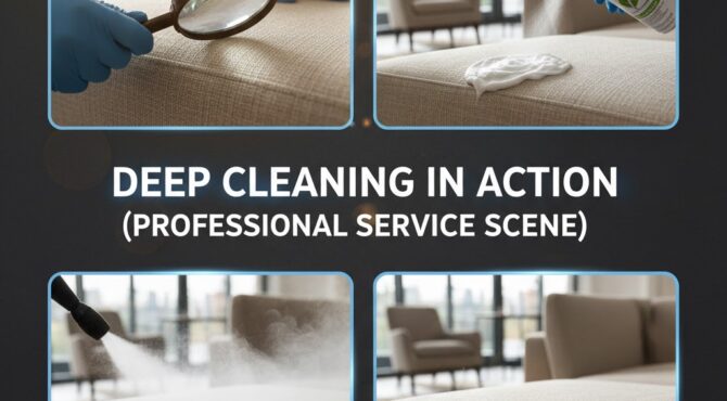 Sofa Upholstery Deep Cleaning