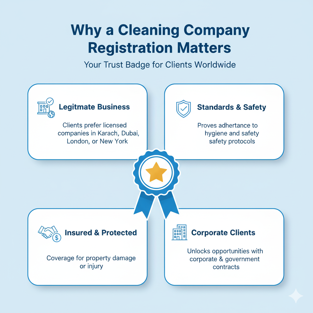 Why a Cleaning Company Registration Matters