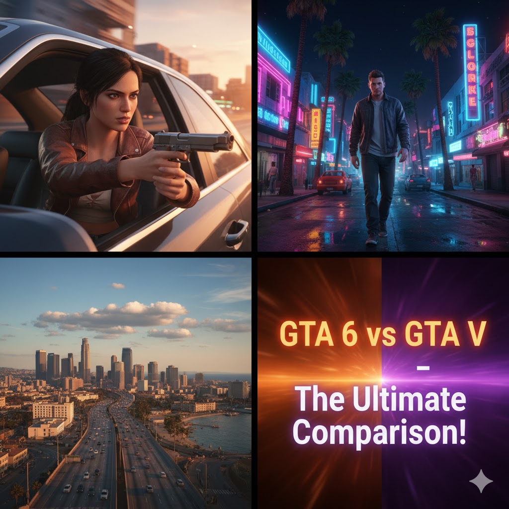 10 Key Differences GTA 6 vs GTA V 2025