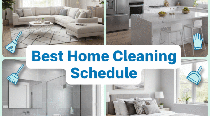Best home Cleaning Schedule (2026 Guide)