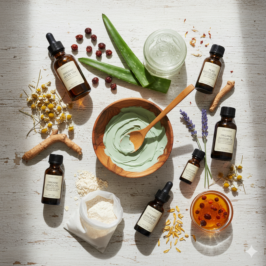 Best organic ingredients for rosacea calming