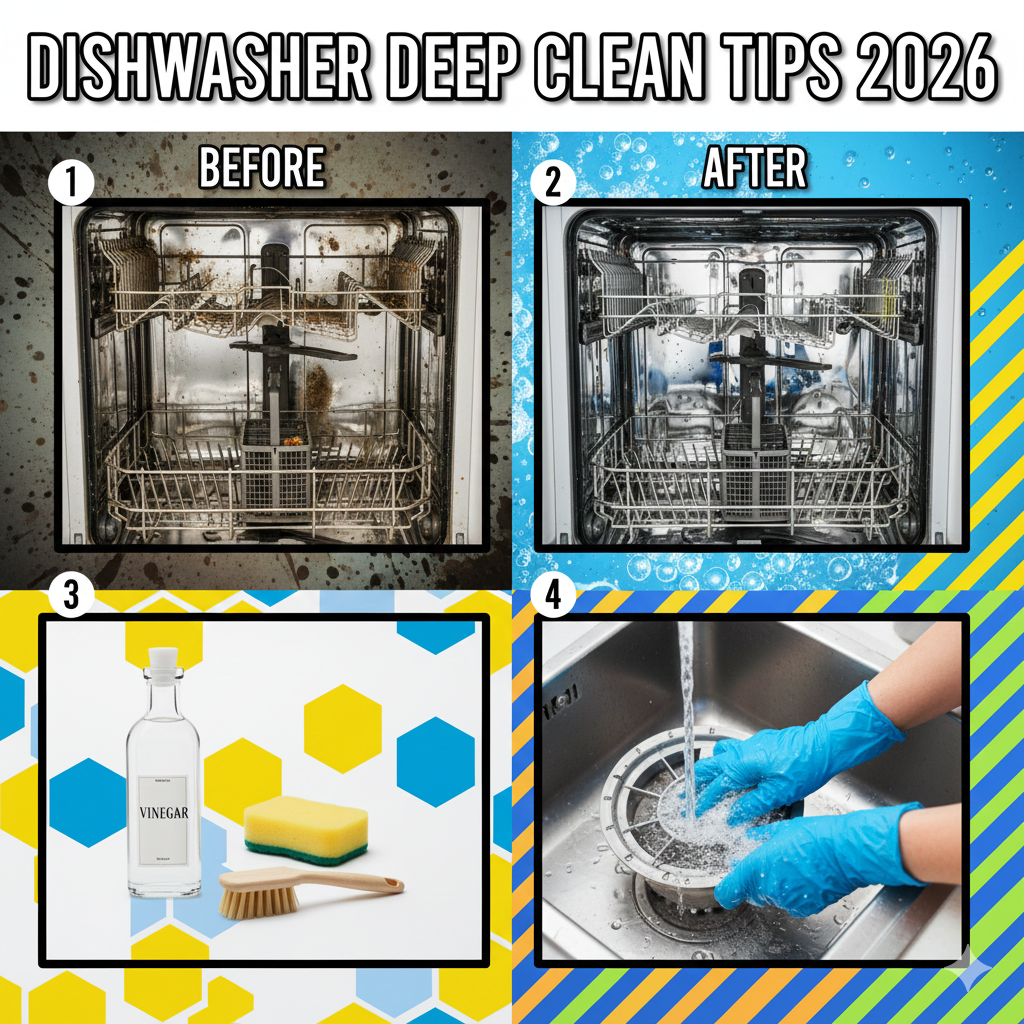 Dishwasher Deep Clean Tips 2026 – Expert Guide for Spotless Dishwasher