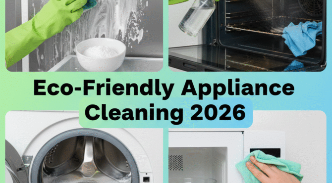 Eco-Friendly Appliance Cleaning – Safe & Sustainable Cleaning Tips