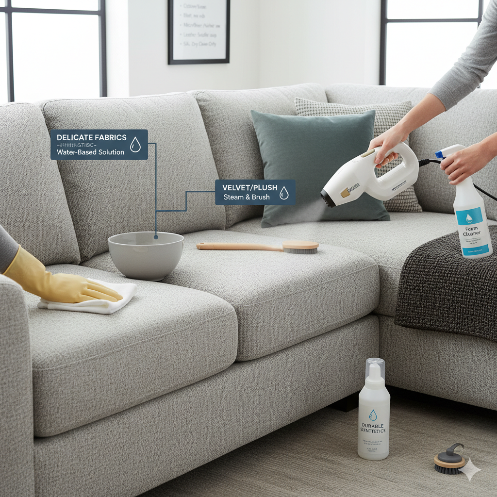 Fabric-Specific Sofa Cleaning Tips