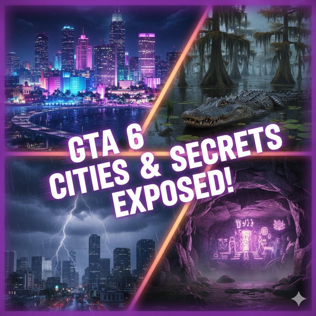 GTA 6 Cities Secrets 2025 GTA 6 Cities Secrets 2025