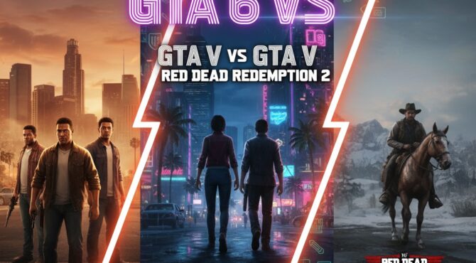 GTA 6 vs GTA V Red Dead Redemption 2