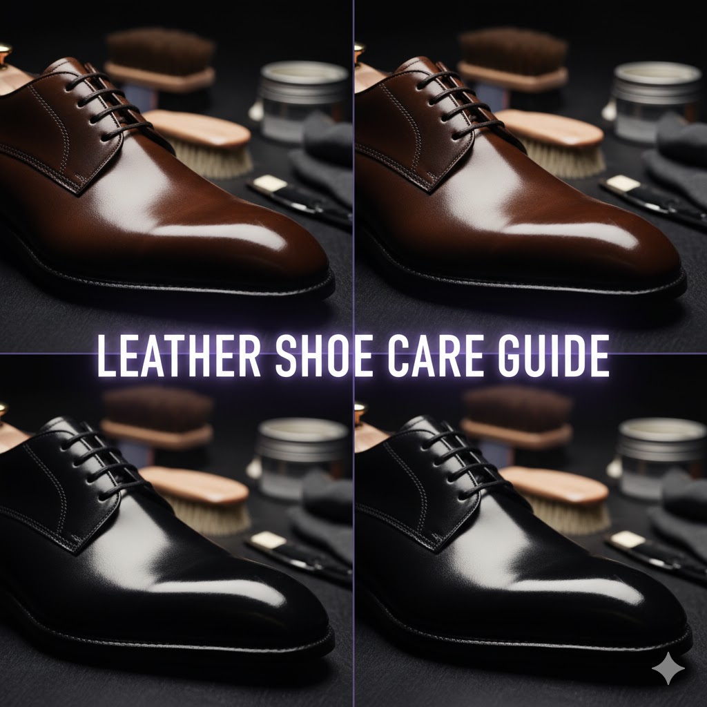 Leather shoes care guide