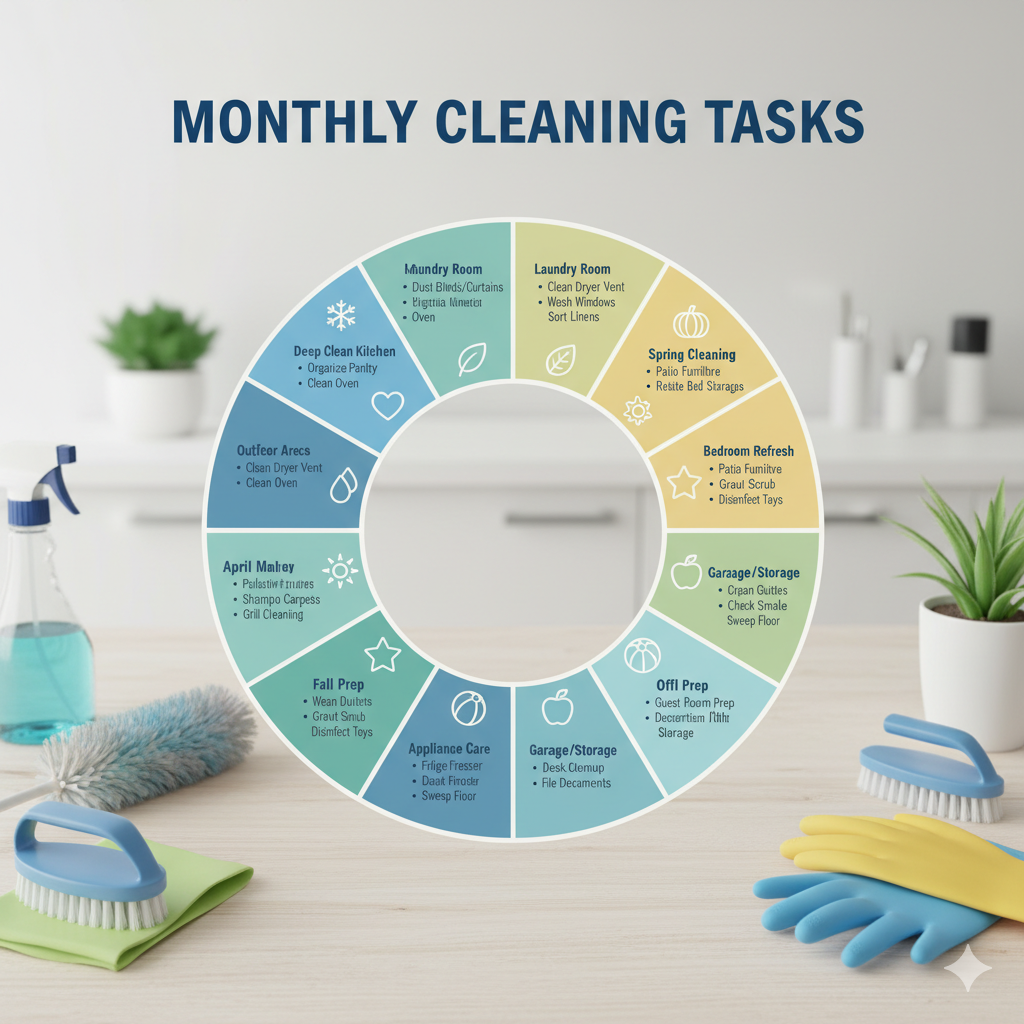 Monthly Cleaning Tasks