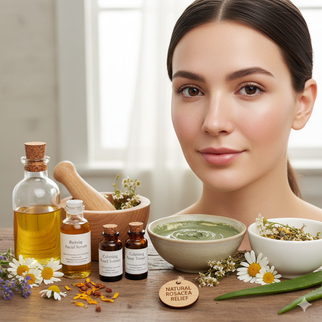 Natural rosacea improvement from organic skincare