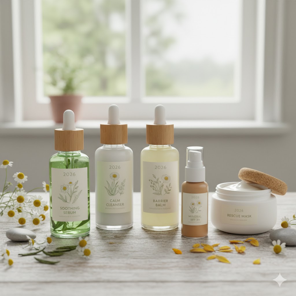 Organic skincare for rosacea-prone sensitive skin 2026