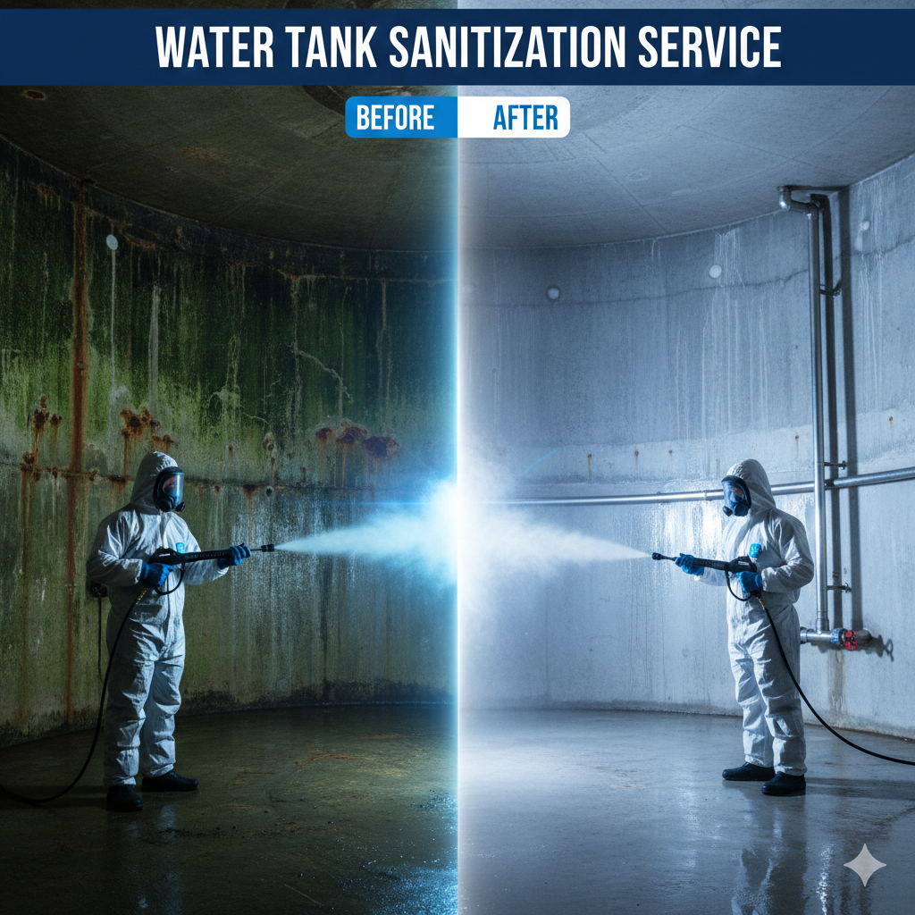 Premium Water Tank Sanitization Service