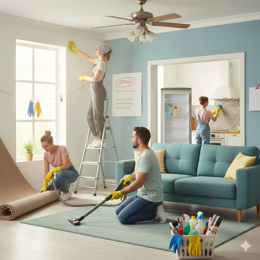 Seasonal cleaning tasks for deep home hygiene