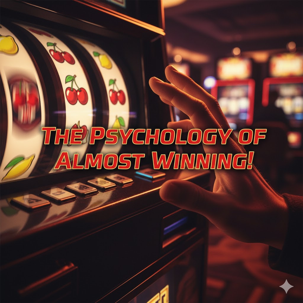 Slot Machine Near-Miss Effect psychology Tricks Tips why always win Slot Machine Near-Miss Effect psychology Tricks Tips why always win