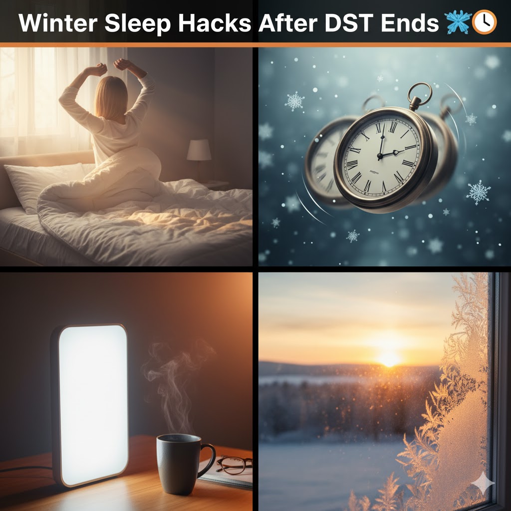 Winter Sleep Tips hacks After Daylight Saving ends