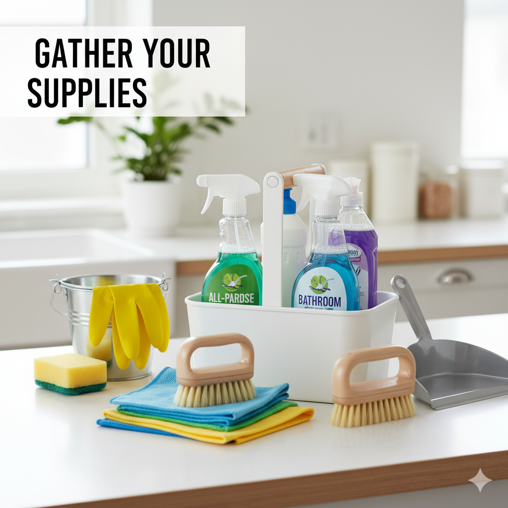 simple home cleaning routine for beginners