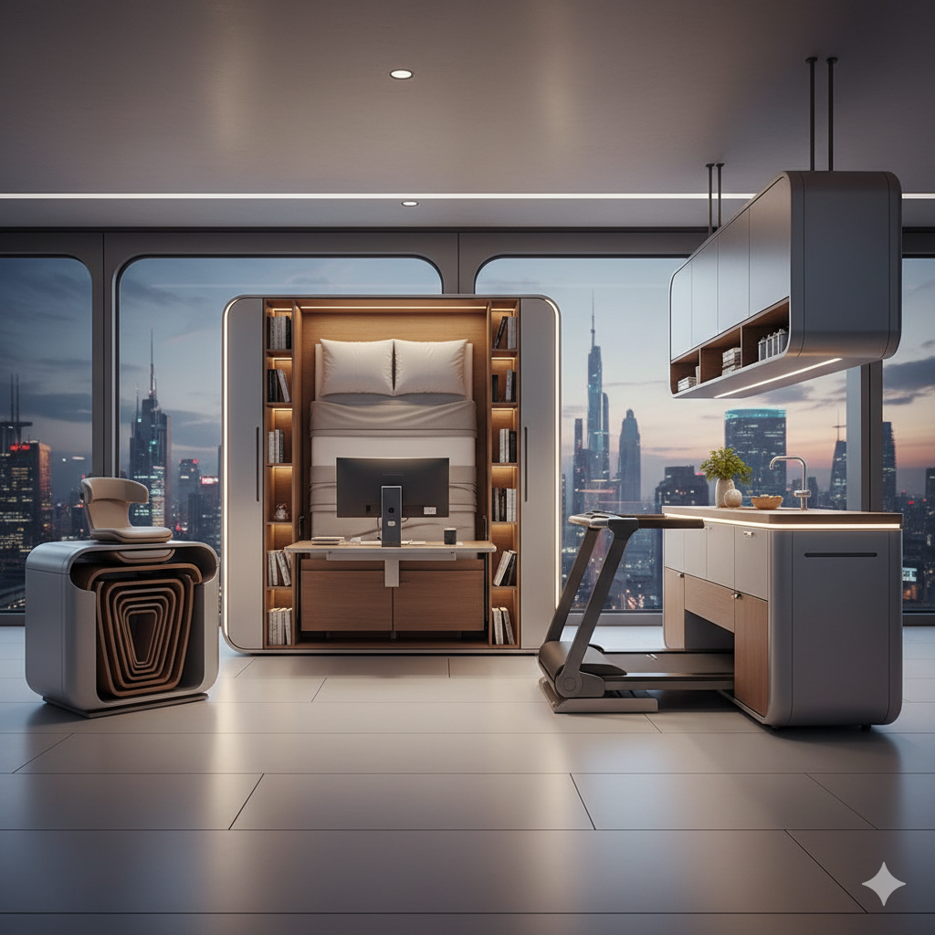 space-saving equipment