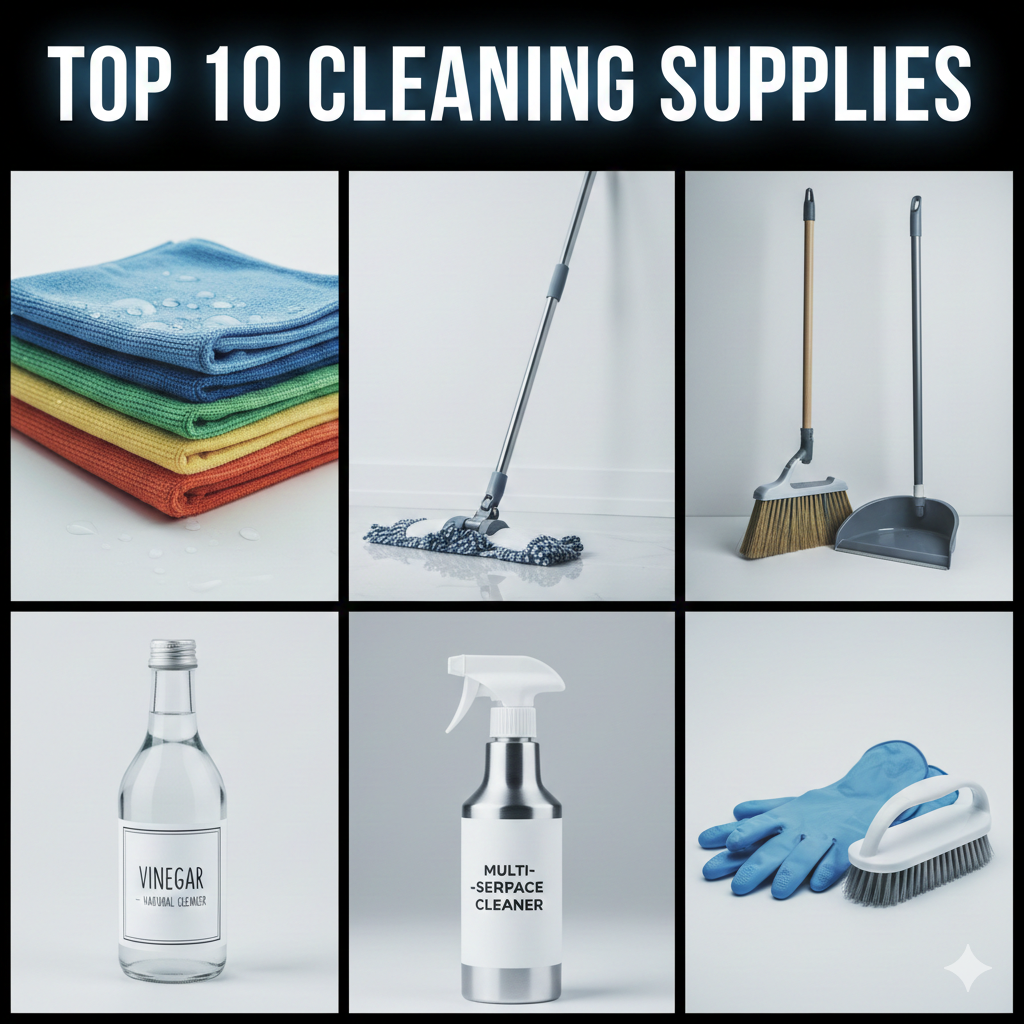 Essential Cleaning Supplies for Home